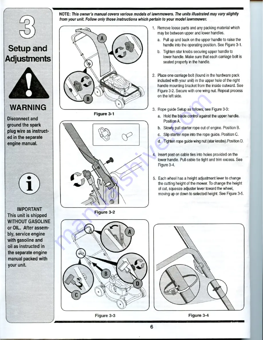 Yardworks 60-1609-4 Owner'S Manual Download Page 6