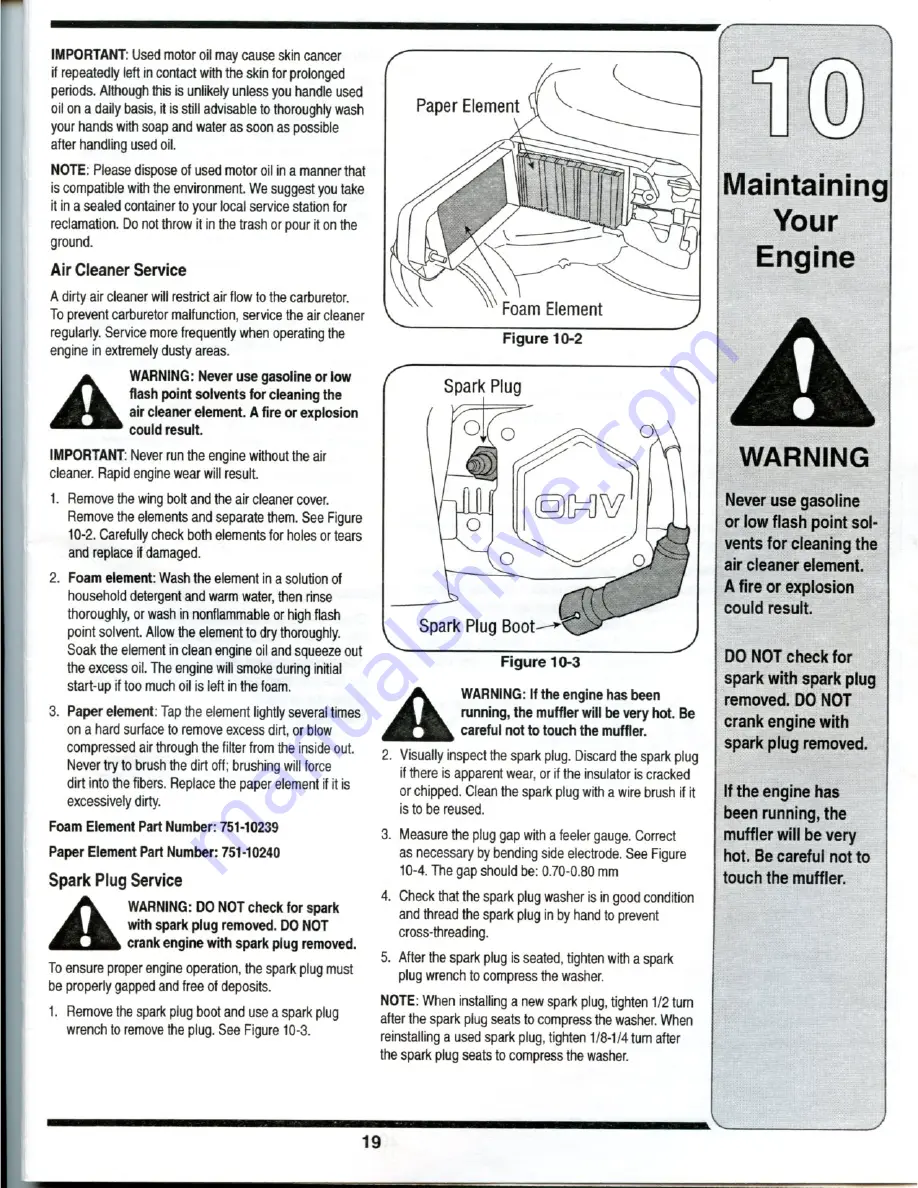 Yardworks 60-1609-4 Owner'S Manual Download Page 19