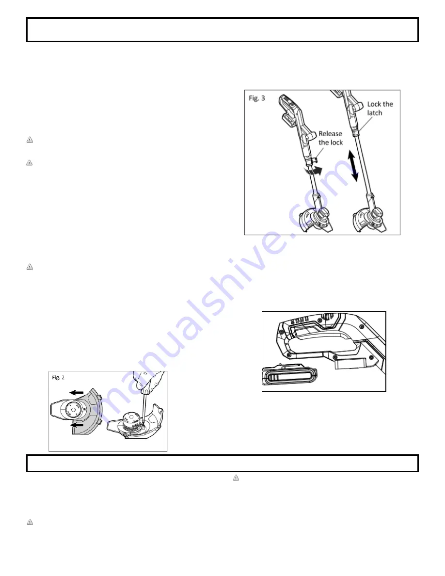 Yardworks LST22012-1 Owner'S Manual Download Page 4