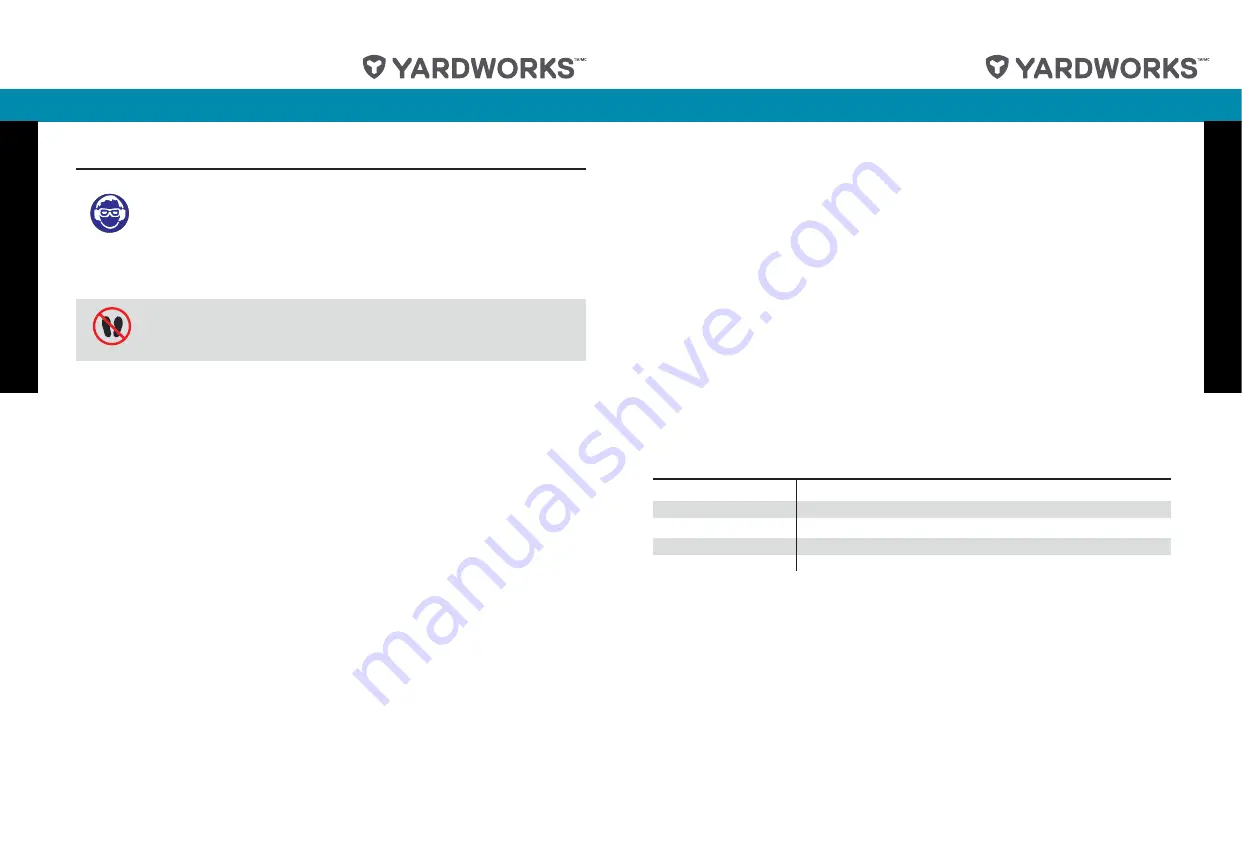 Yardworks YF8010 Instruction Manual Download Page 14