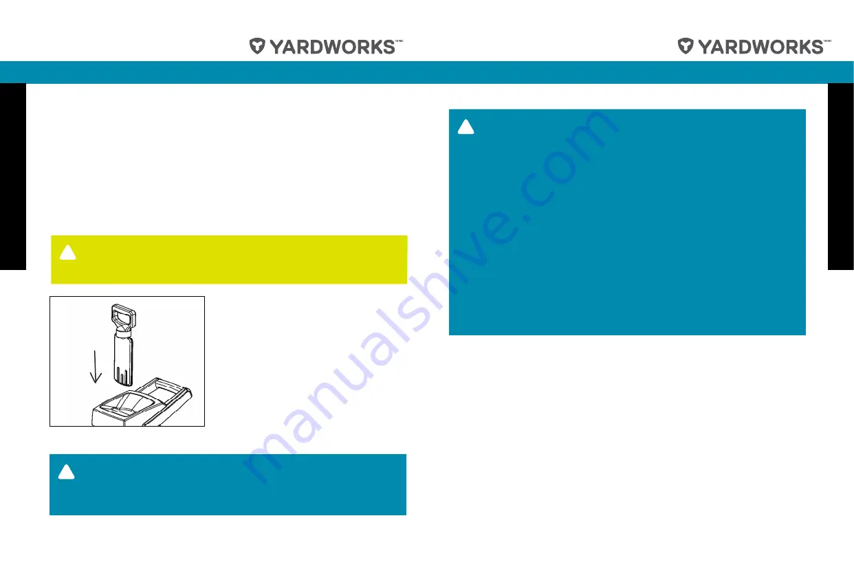 Yardworks YF8010 Instruction Manual Download Page 20