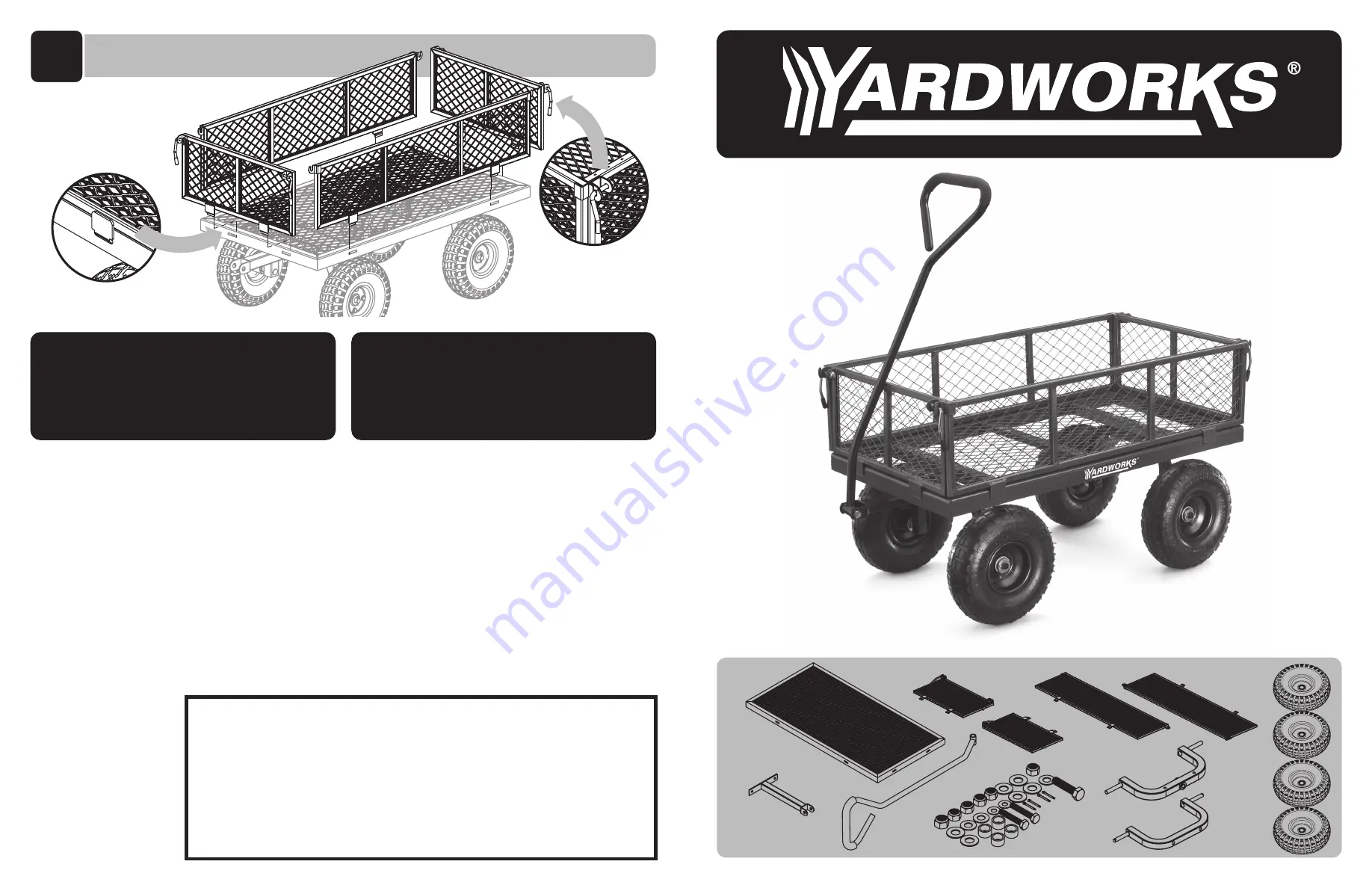 Yardworks YRD610 Quick Start Manual Download Page 1