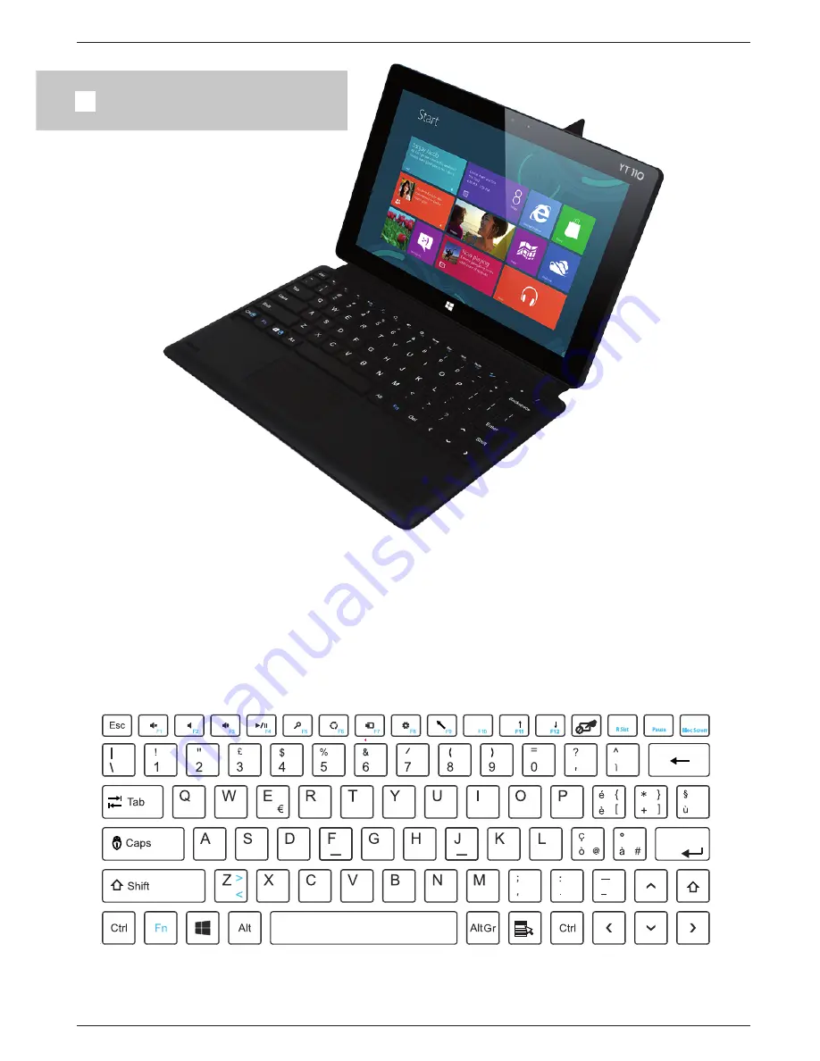 Yashi YT-110 TabletBook Note X1 User Manual Download Page 7