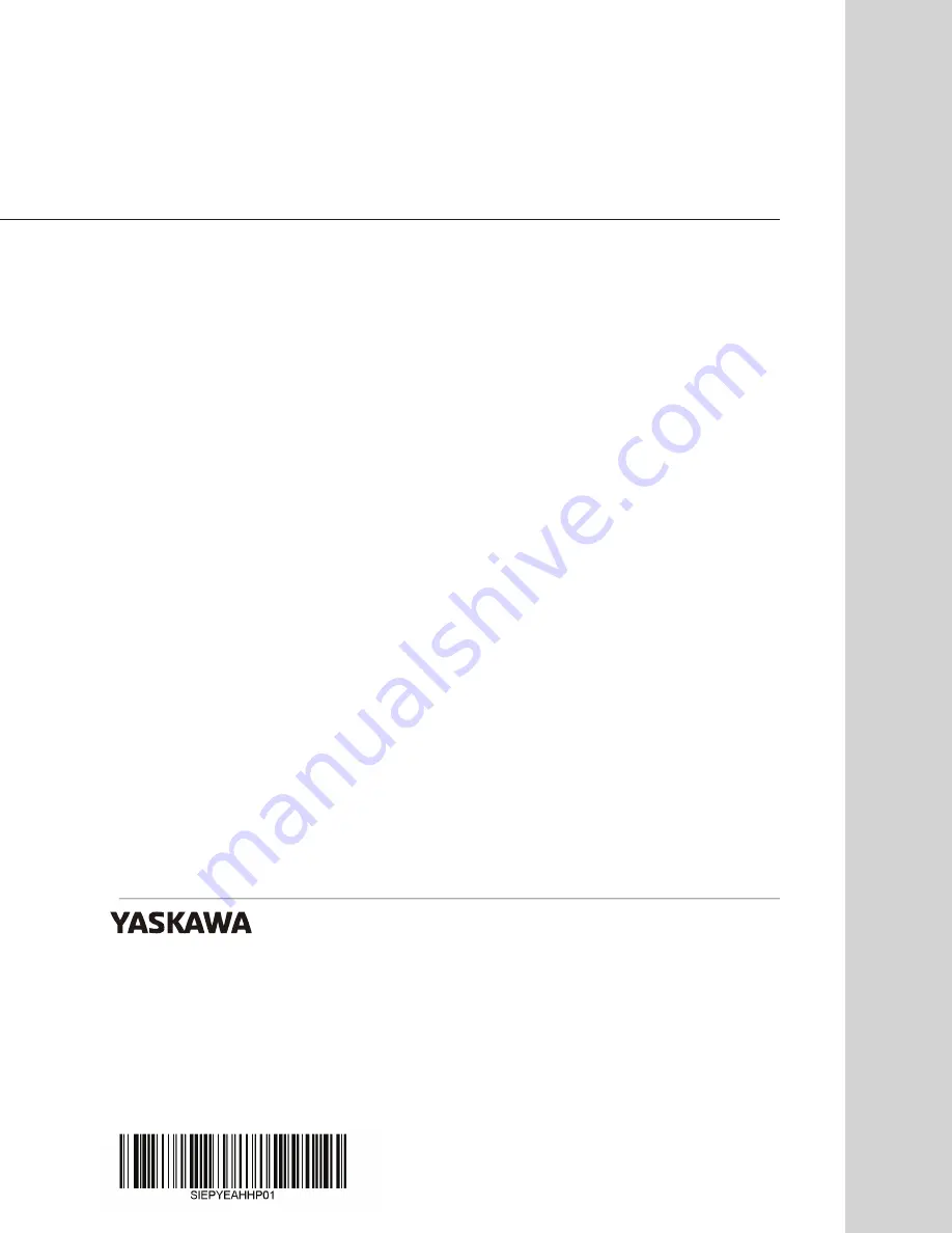 YASKAWA A1000 HHP Programming Manual Download Page 360