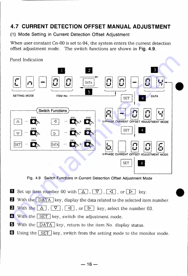 YASKAWA CACR-SR BE Series Operation Manual Download Page 18