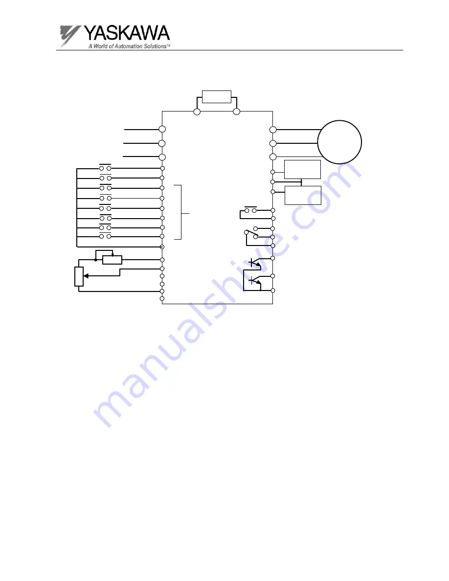 YASKAWA GPD 505/P5 Troubleshooting Manual Download Page 45