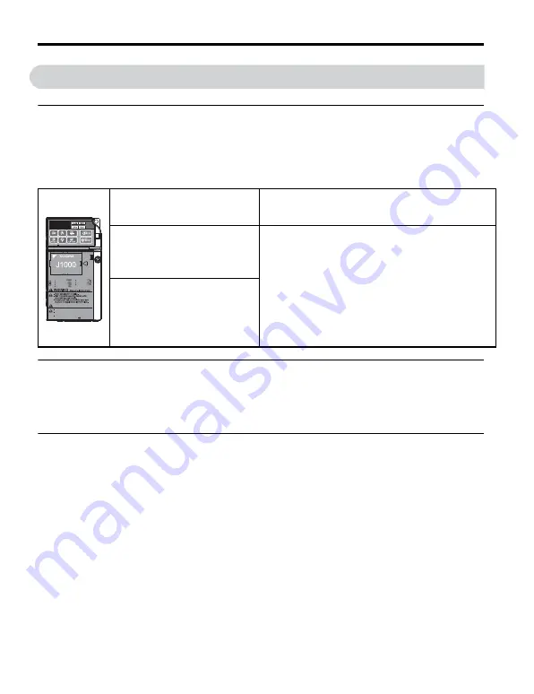 YASKAWA J1000 CIMR-JC series Installation Manual Download Page 4