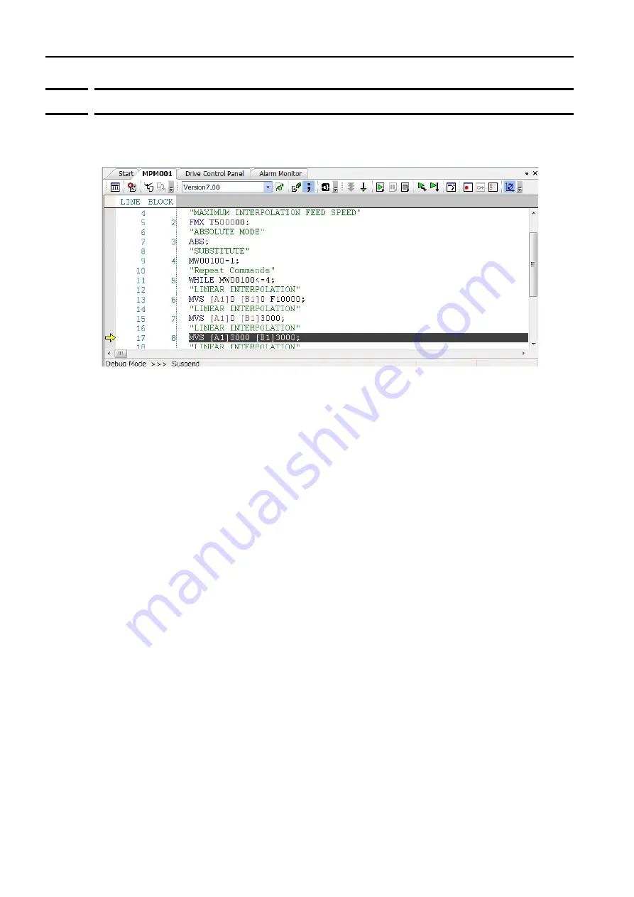 YASKAWA MP3000 Series Setup Manual Download Page 234