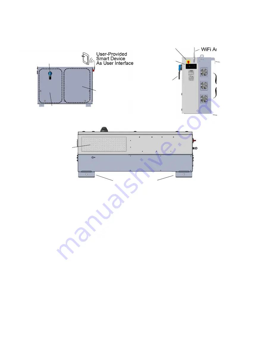 YASKAWA SOLECTRIA XGI 1500-250/250-600 Installation And Operation Manual Download Page 9