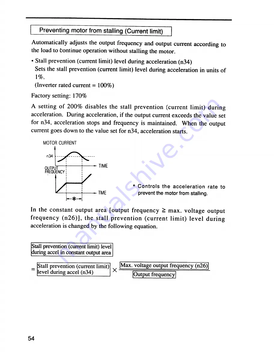 YASKAWA VS mini C Series Instruction Manual Download Page 54