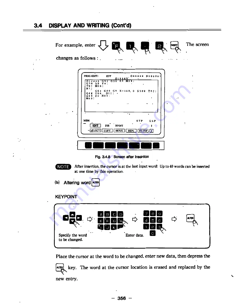 YASKAWA yasnac i80m Instruction Manual Download Page 380