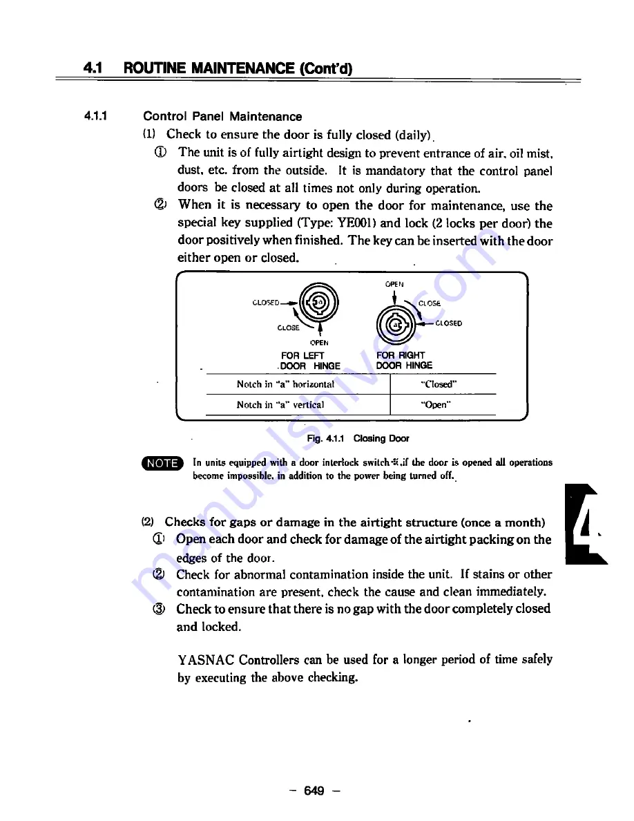 YASKAWA yasnac i80m Instruction Manual Download Page 673