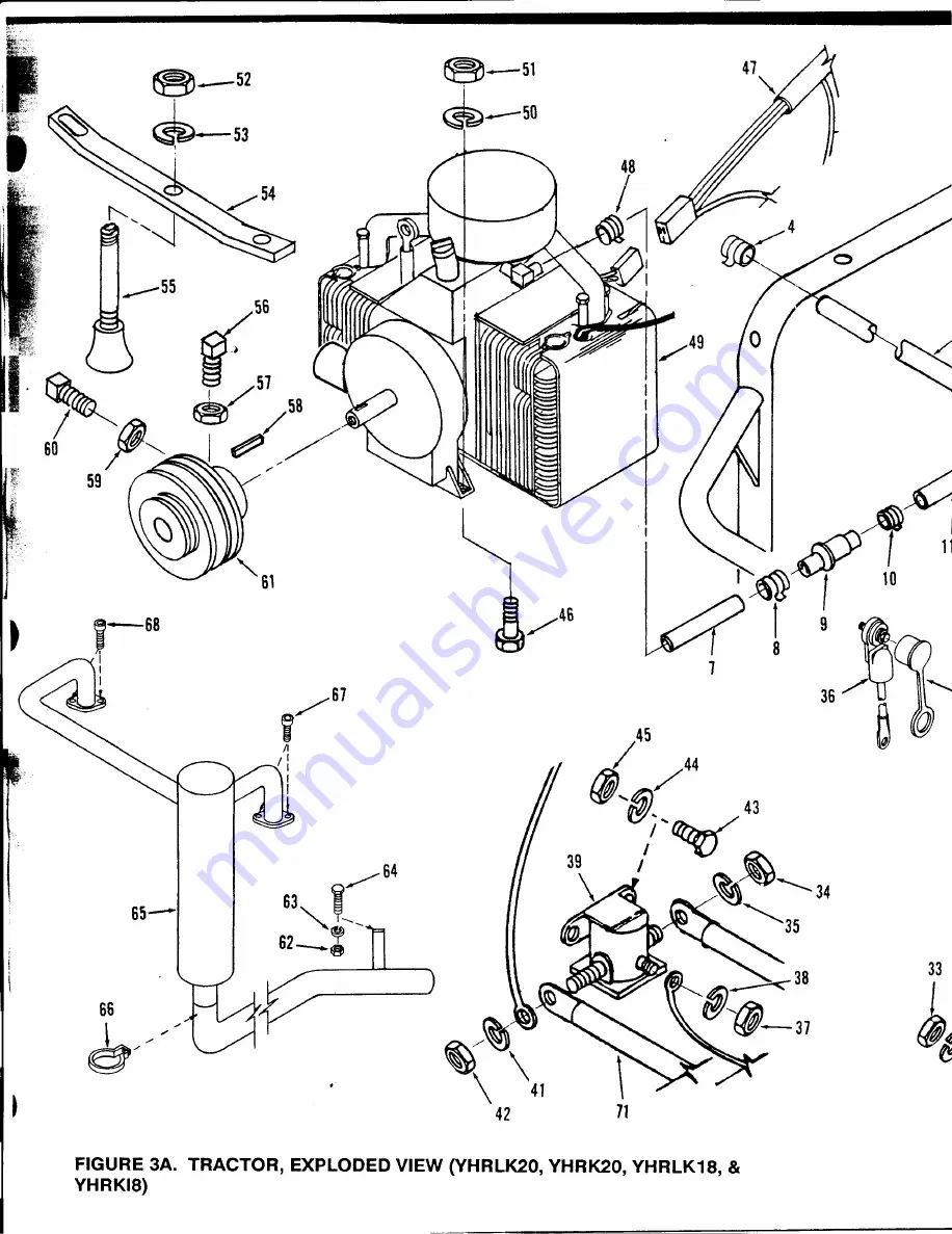 Yazoo Commercial Front Cut Rider YHRK20 Owner'S Manual Download Page 76