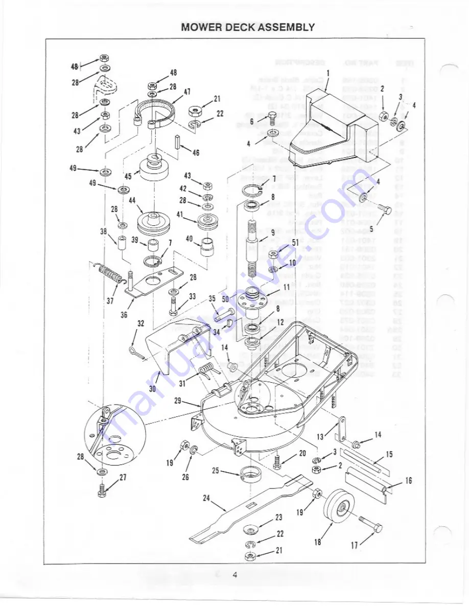 Yazoo SV26B-3 Series Parts Manual Download Page 4