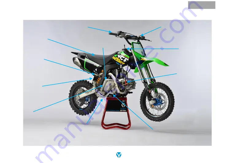 YCF BIGY 125 MX Owner'S Manual Download Page 15