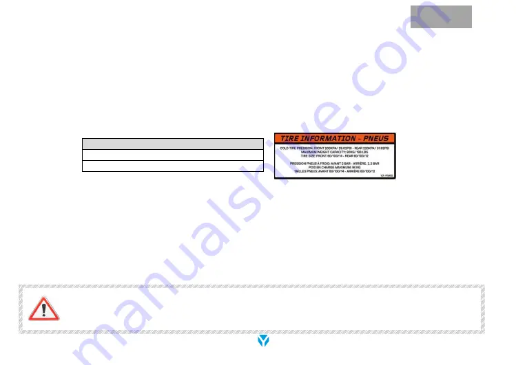 YCF PILOT F125 Owner'S Manual Download Page 59