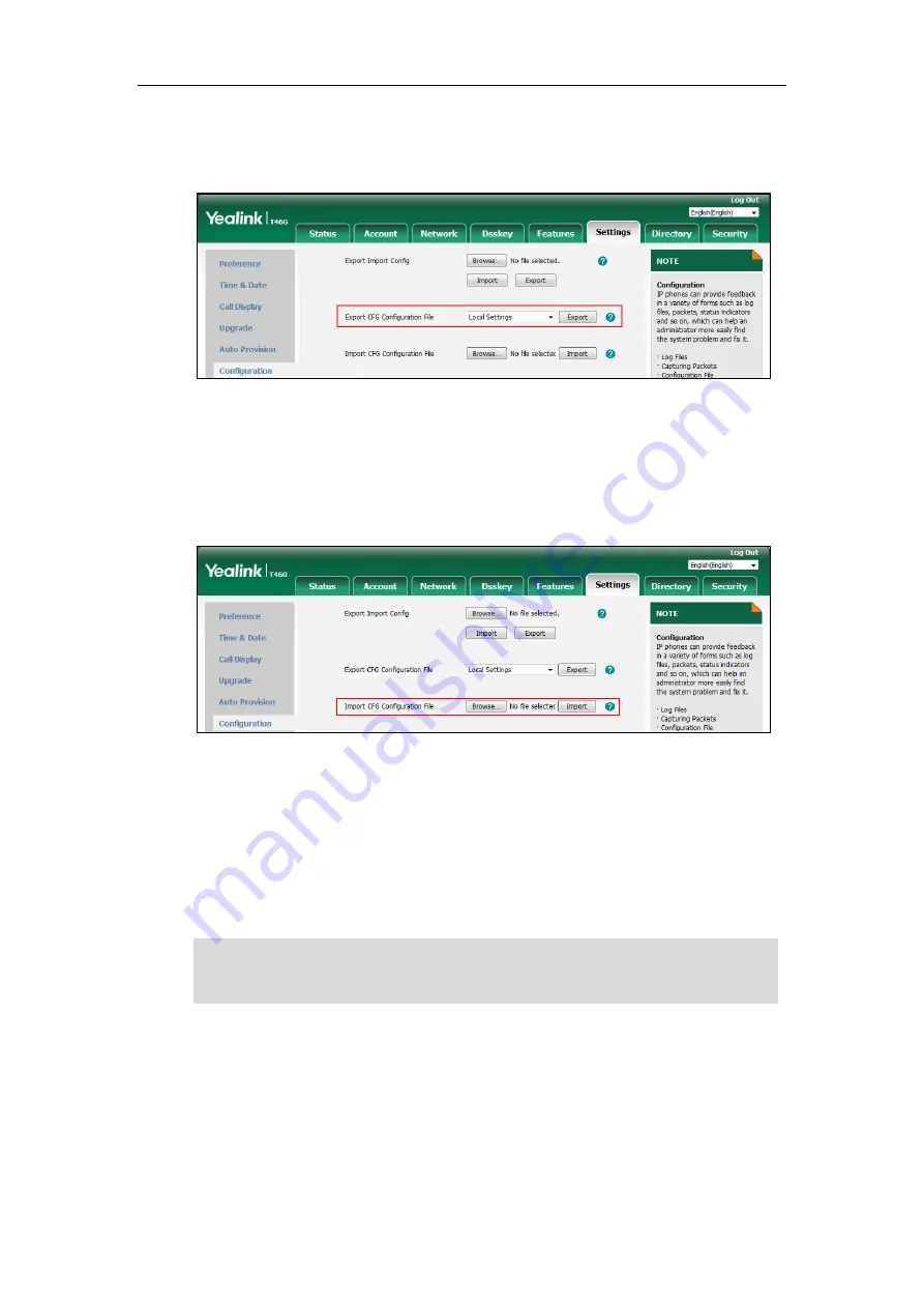 Yealink CP860 SERIES Administrator'S Manual Download Page 193