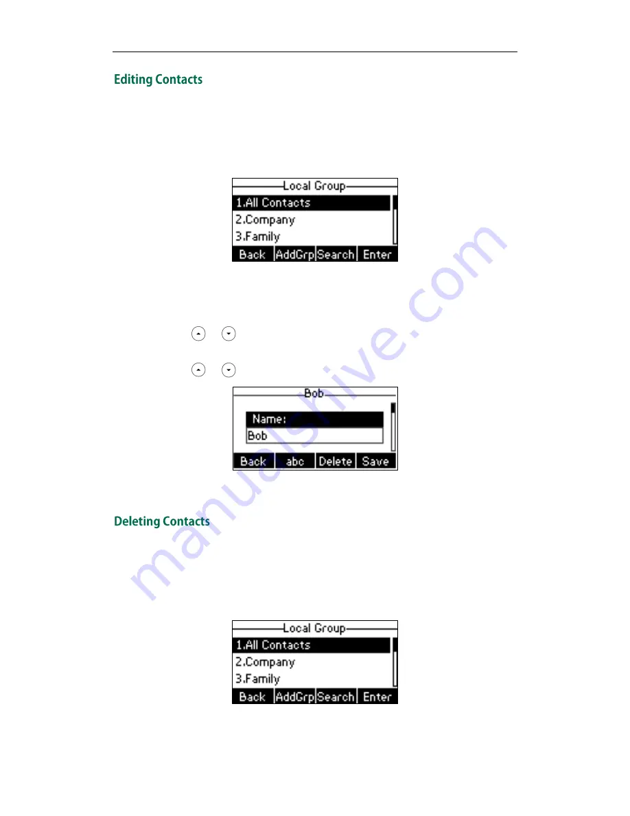 Yealink SIP-T21 User Manual Download Page 44