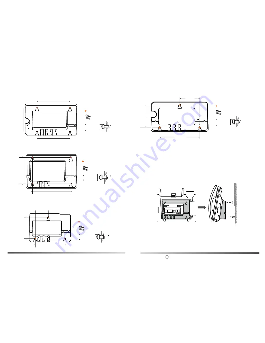 Yealink SIP-T29 Wall Mount Quick Installation Manual Download Page 3