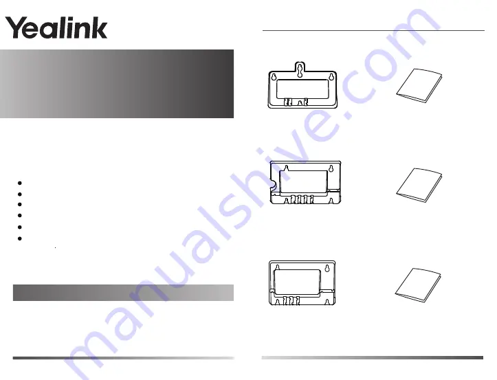 Yealink SIP-T58V Quick Installation Manual Download Page 1