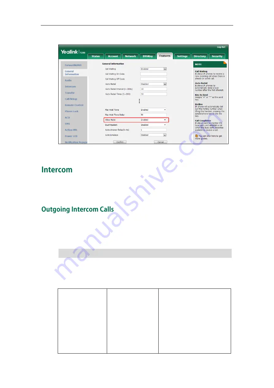 Yealink Yealink SIP-T42G Administrator'S Manual Download Page 416