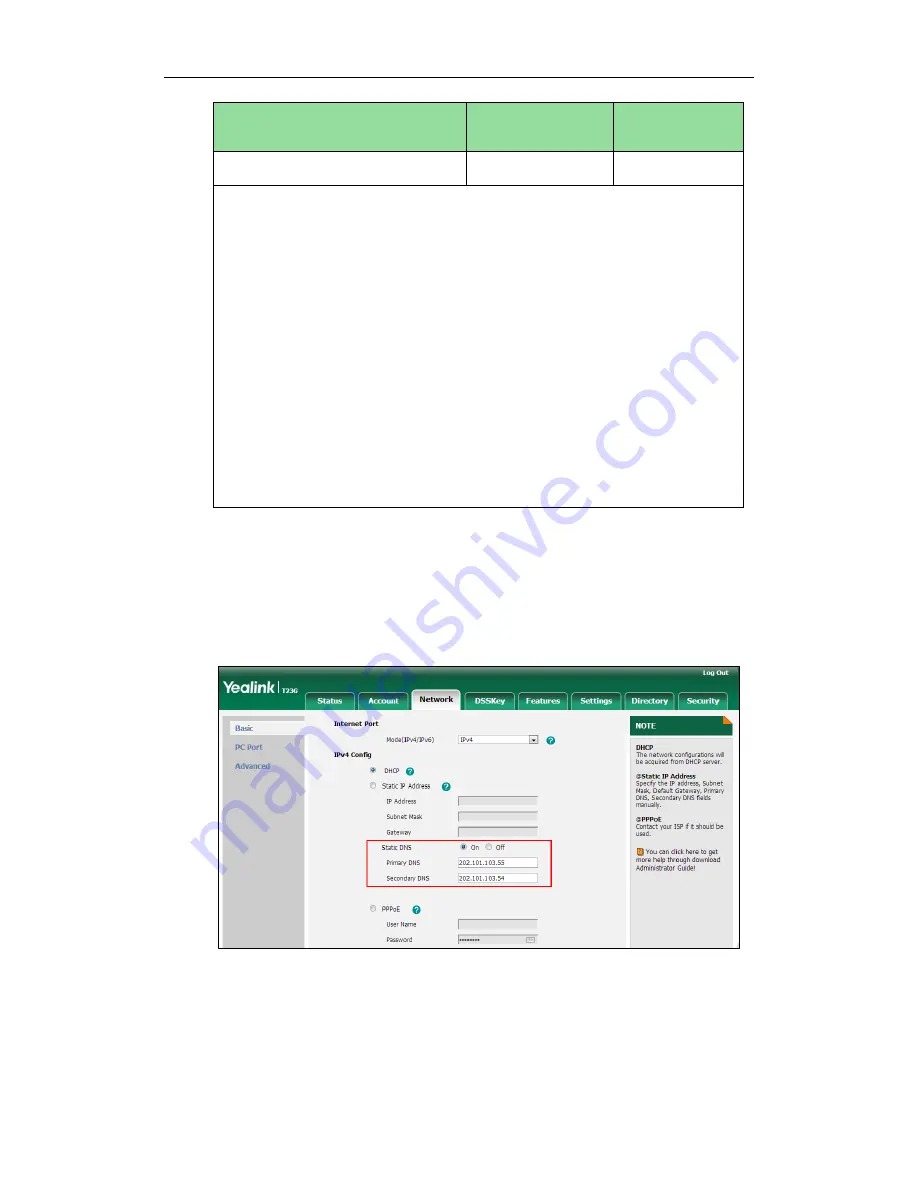 Yealink Yealink SIP-T48G Administrator'S Manual Download Page 38