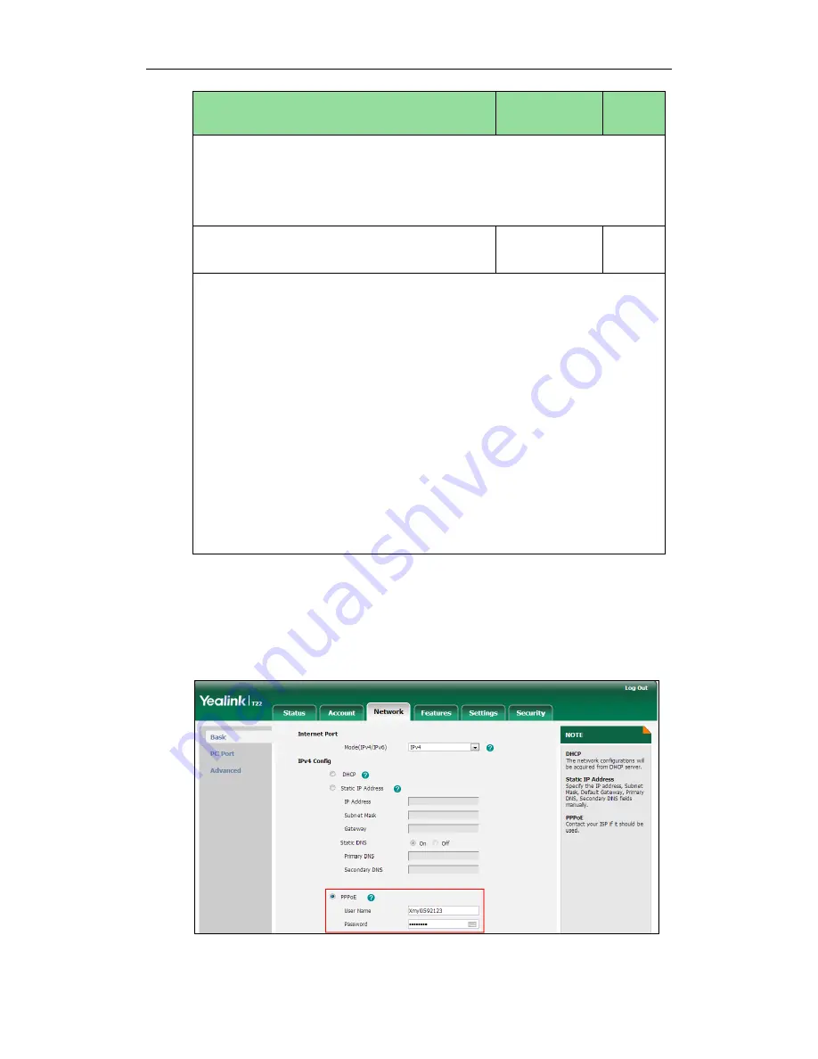 Yealink Yealink SIP-T48G Administrator'S Manual Download Page 54