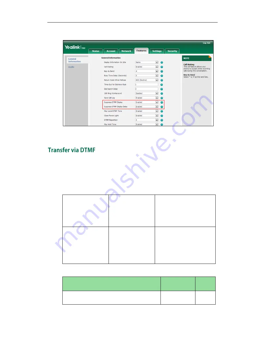 Yealink Yealink SIP-T48G Administrator'S Manual Download Page 152