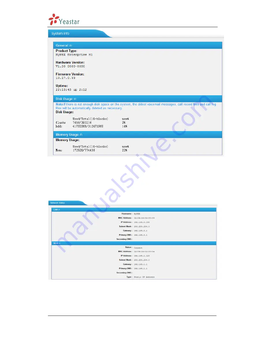 Yeastar Technology MyPBX Enterprise User Manual Download Page 14