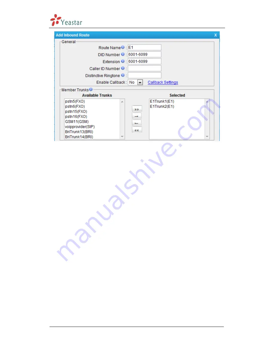 Yeastar Technology MyPBX Enterprise User Manual Download Page 163