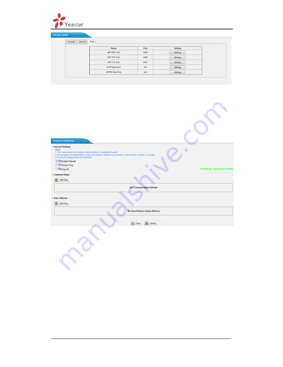 Yeastar Technology MyPBX Standard V6 Administrator'S Manual Download Page 26