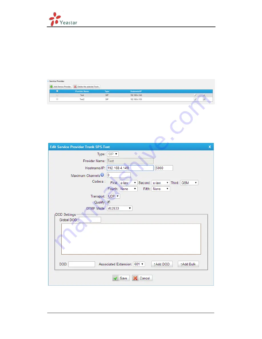 Yeastar Technology MyPBX Standard V6 Administrator'S Manual Download Page 79