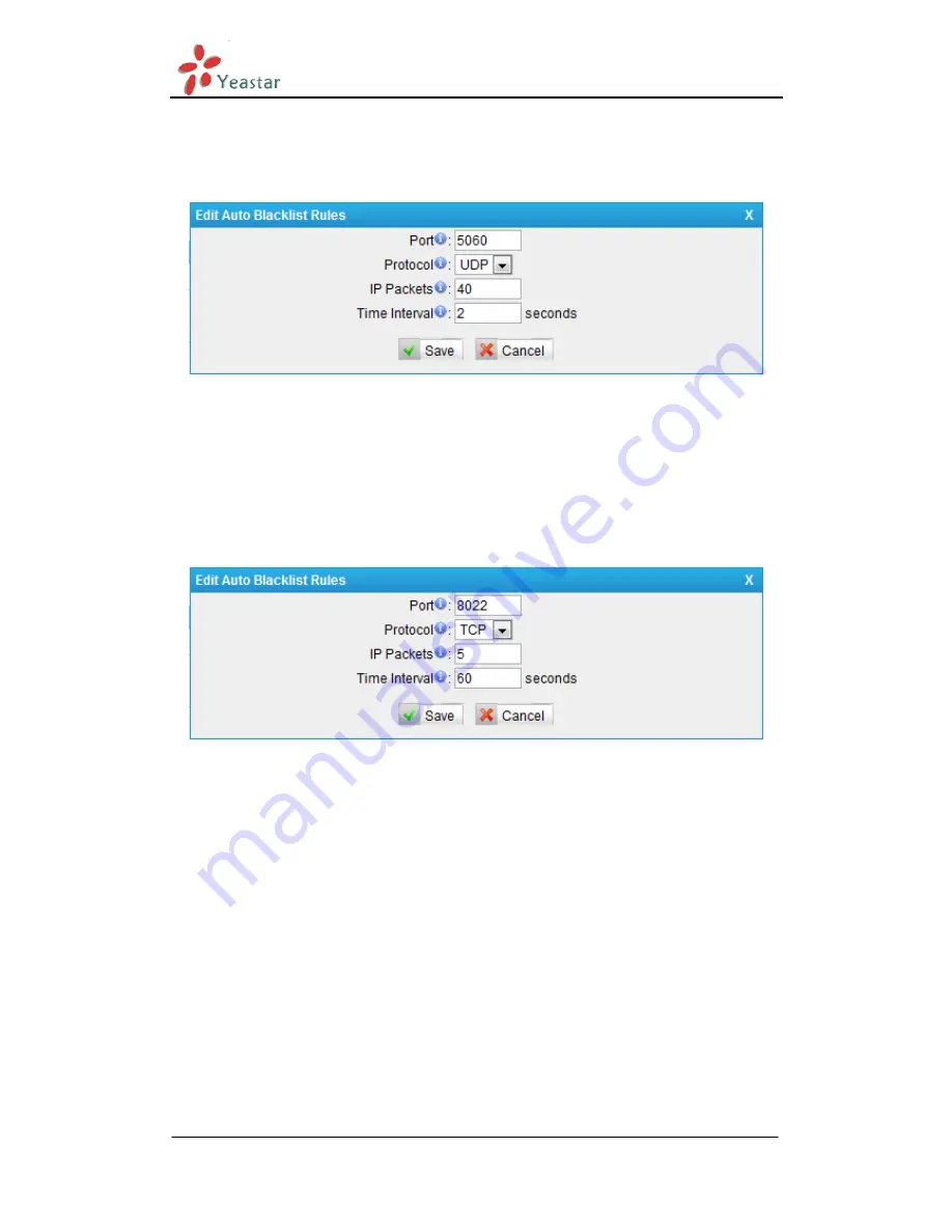 Yeastar Technology MyPBX Standard V6 Administrator'S Manual Download Page 158