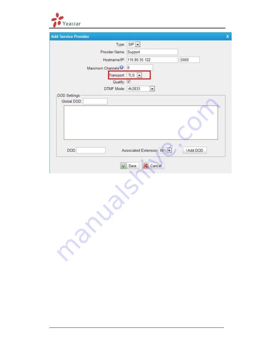 Yeastar Technology MyPBX Standard V6 Скачать руководство пользователя страница 216