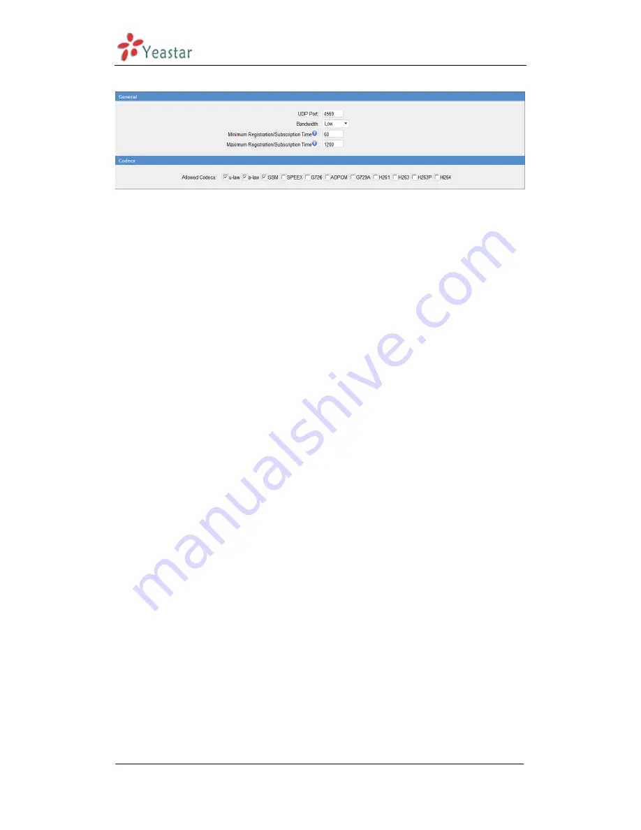 Yeastar Technology MyPBX Standard User Manual Download Page 75