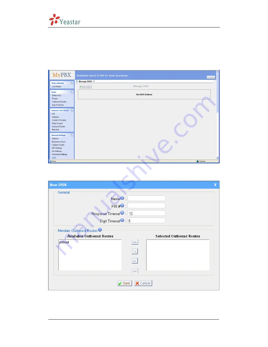 Yeastar Technology MyPBX Standard User Manual Download Page 80