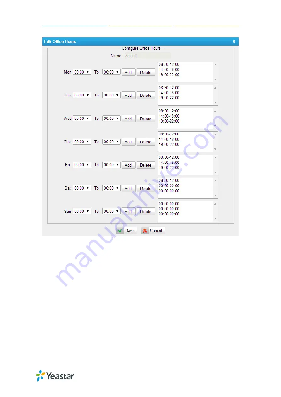 Yeastar Technology N824 User Manual Download Page 90