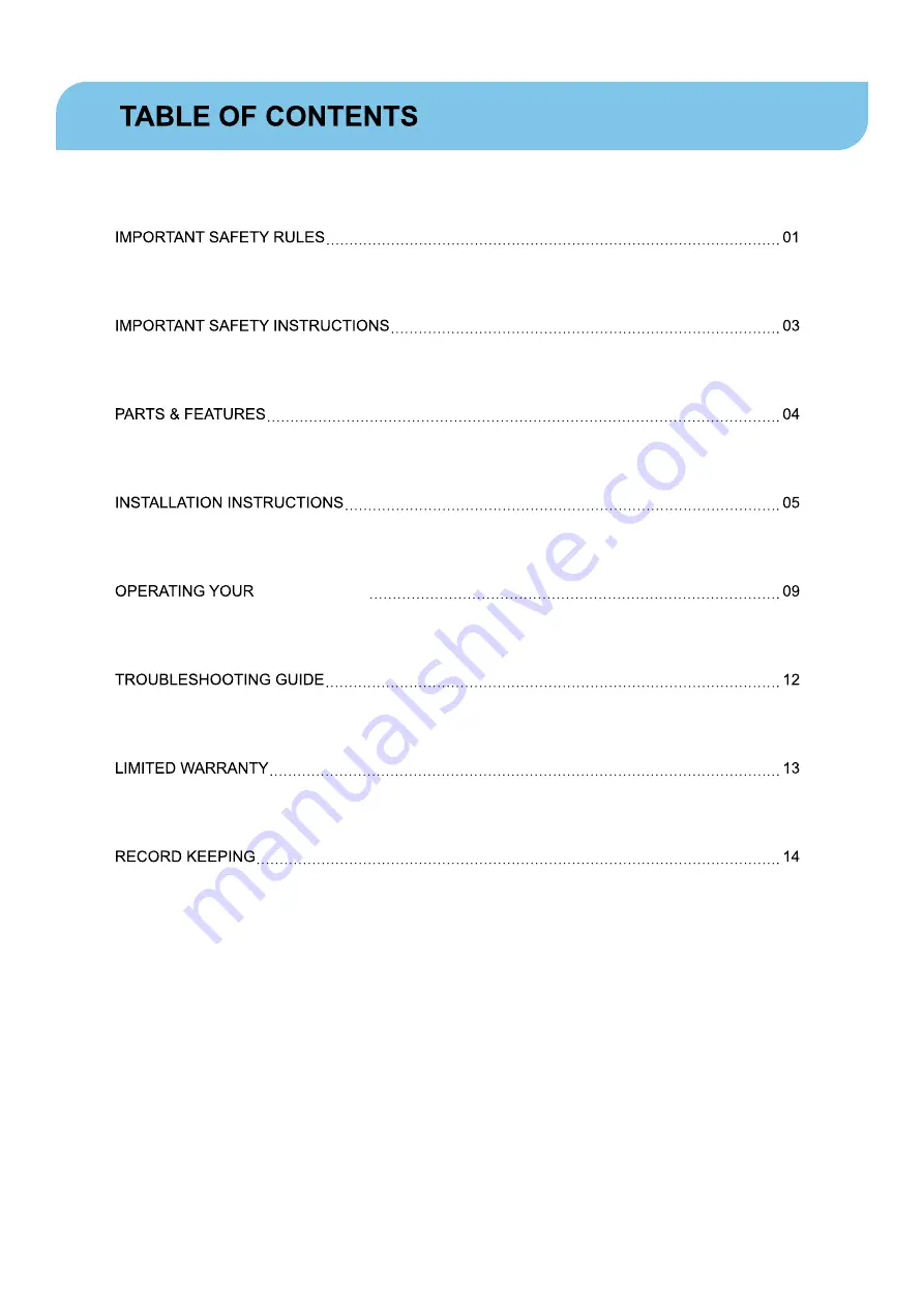 Yeego YEG-WS15 Instruction Manual Download Page 2