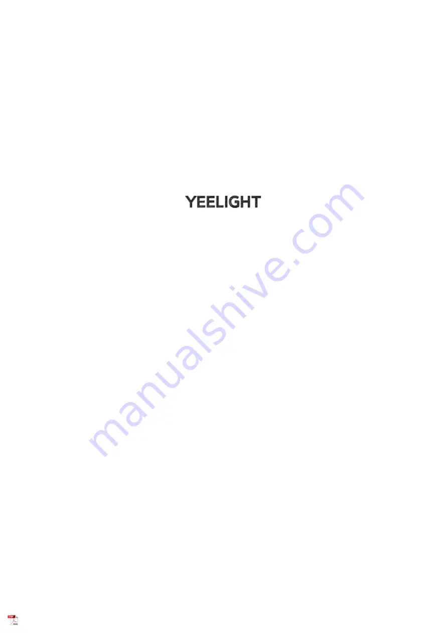 Yeelight YLCTD001 User Manual Download Page 1