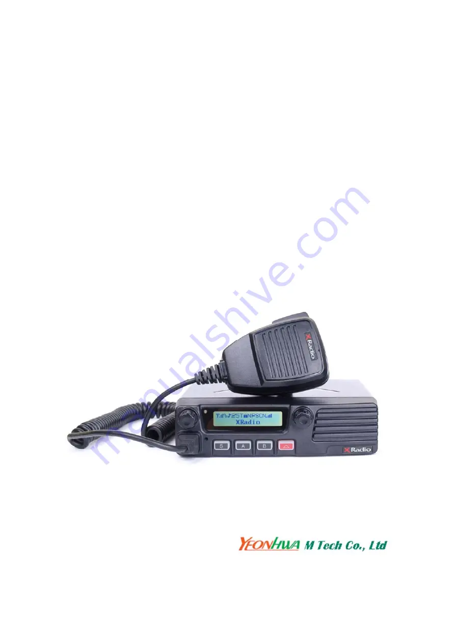 YEONHWA M TECH XRadio XM-1000 Abridged User Manual Download Page 1