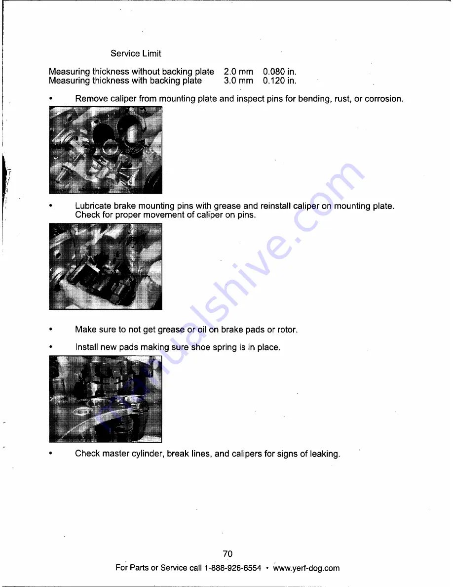 Yerf-Dog Spiderbox 2004 Service Manual Download Page 71