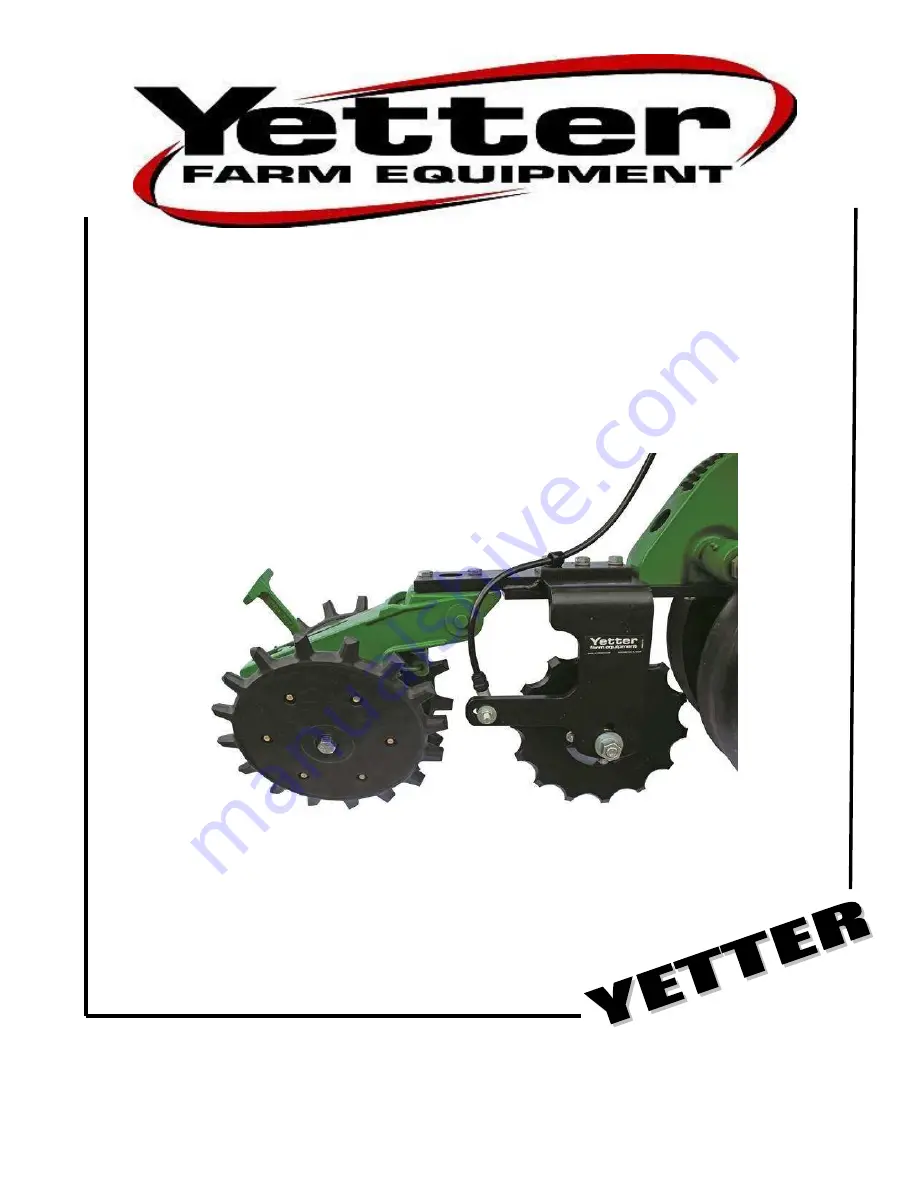 Yetter 2968-026 Скачать руководство пользователя страница 1