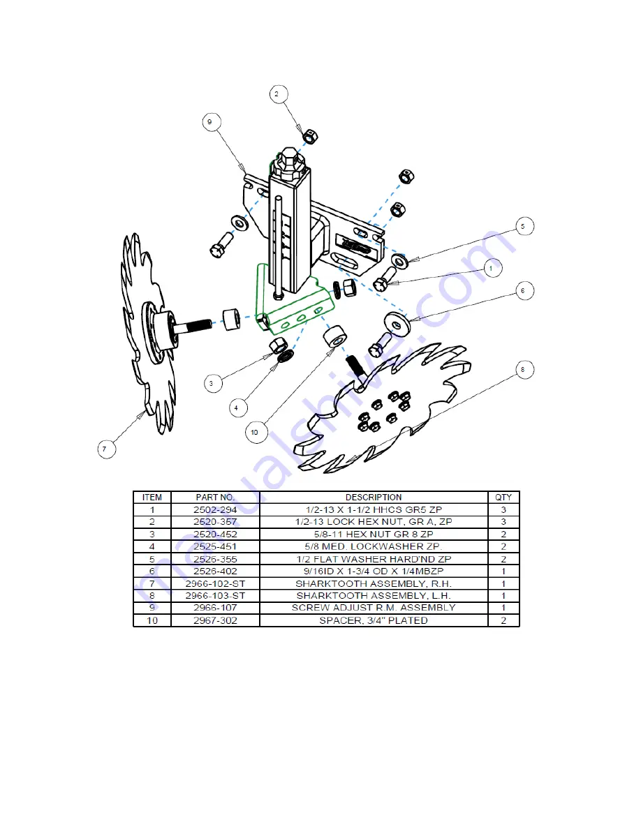 Yetter SCREW ADJUST Скачать руководство пользователя страница 20