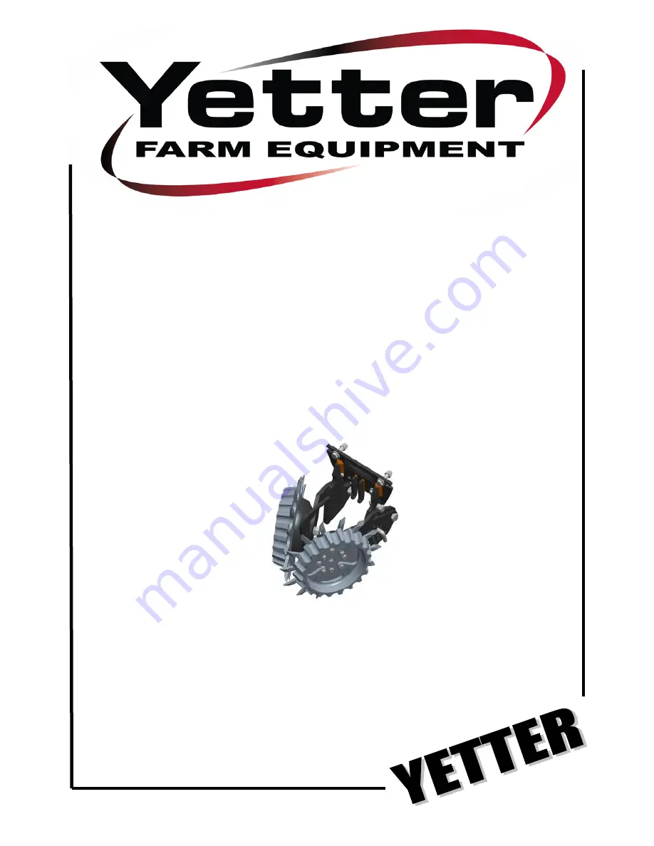 Yetter SHORT U.N.T. 2967-029B Скачать руководство пользователя страница 1