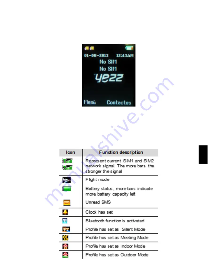 Yezz C23A User Manual Download Page 9