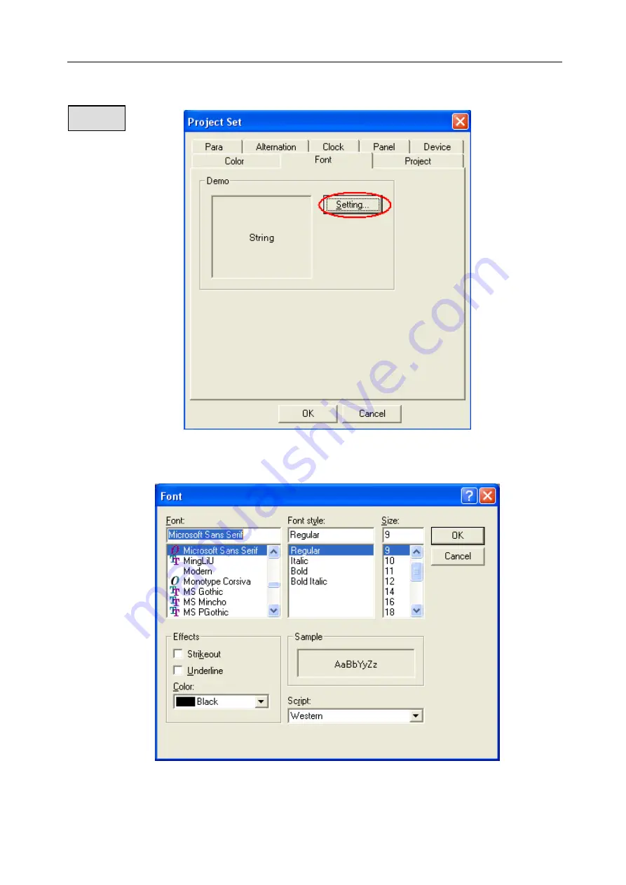 YING ELECTRONICS TOUCHWIN TP Series User Manual Download Page 59