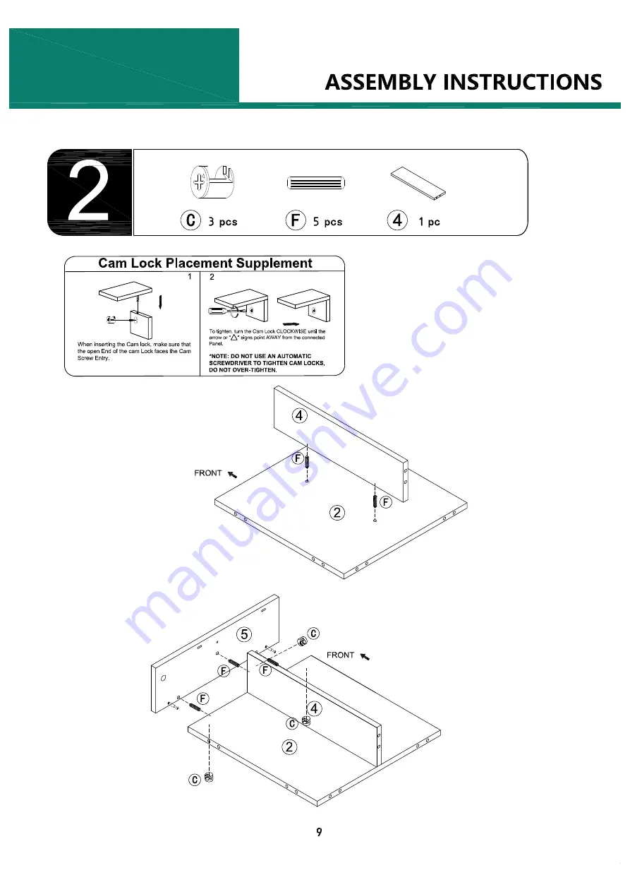 YitaHome FTHKCT-0024 Assembly Instructions Manual Download Page 10