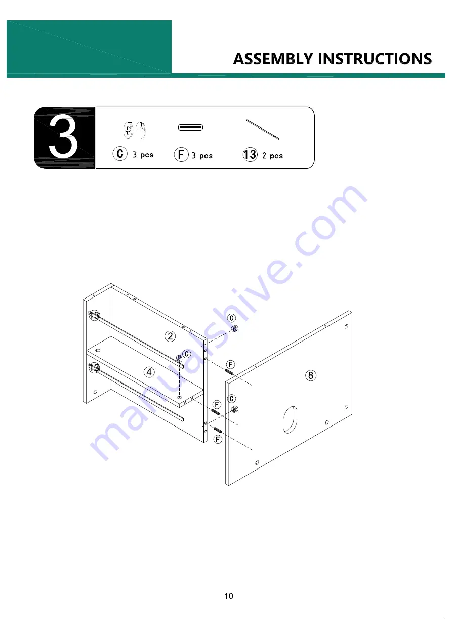 YitaHome FTHKCT-0024 Assembly Instructions Manual Download Page 11