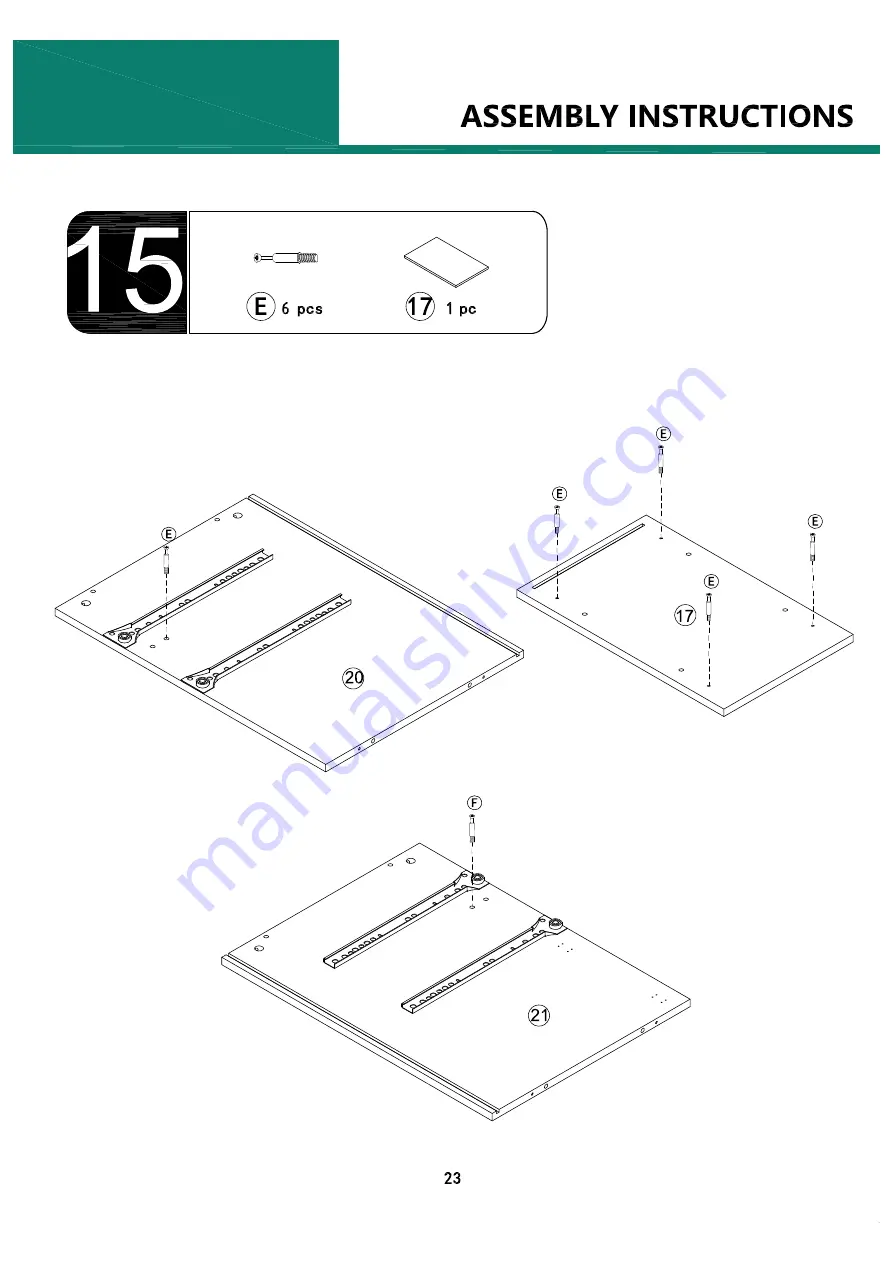 YitaHome FTHKCT-0024 Assembly Instructions Manual Download Page 24