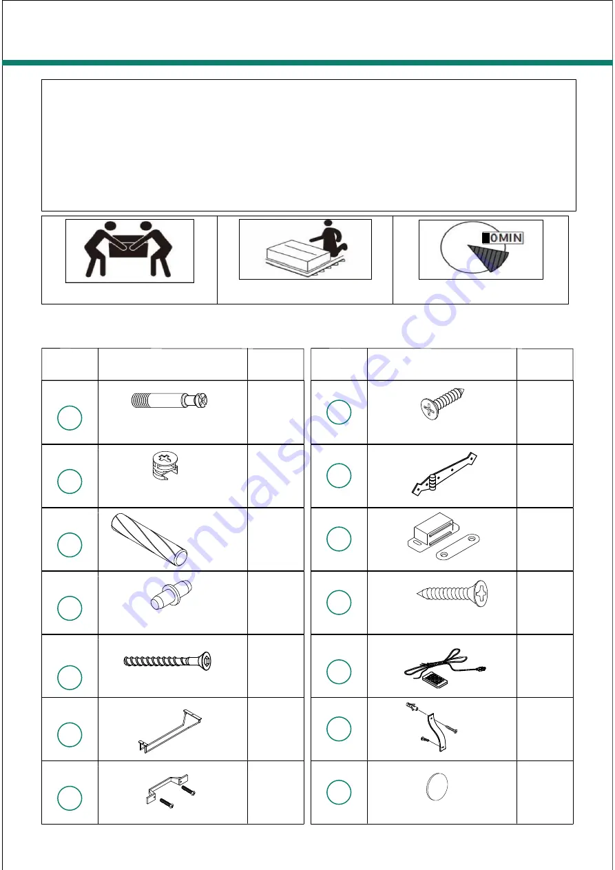 YitaHome FTKDKT-1002 Assembly Instructions Manual Download Page 2